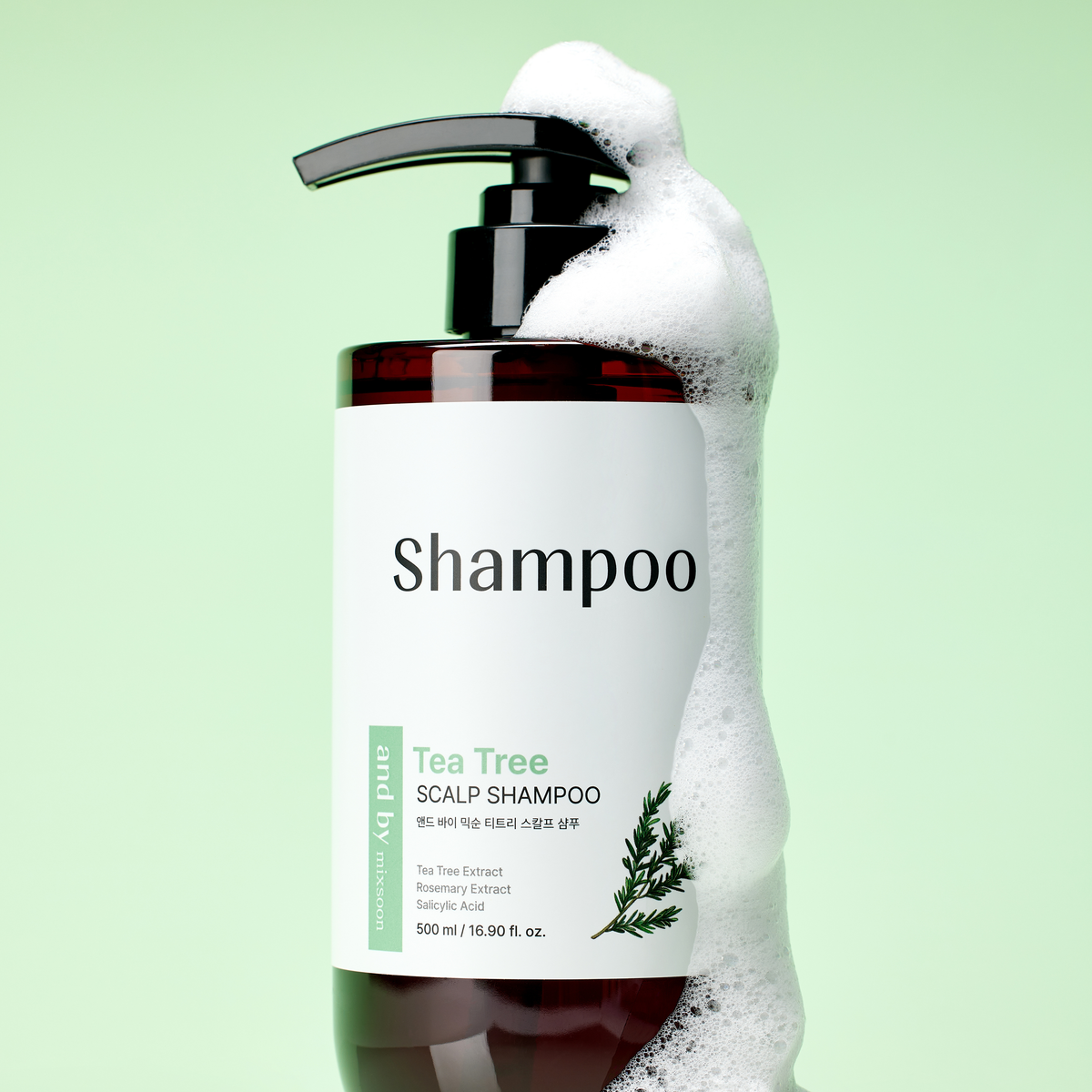 Mixsoon Tea Tree Scalp Shampoo – shampoing coréen au tea tree pour le cuir chevelu
